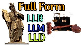 Llb ki full form kya hoti hai  full form of LLB LLM LLD [upl. by Nailil432]