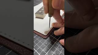 ブックカバーを作る【レザークラフト】shorts leathercraft making [upl. by Itnahsa]