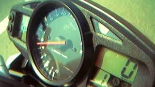 Suzuki GSR600 2006 acceleration 0236 kmh [upl. by Talanian368]