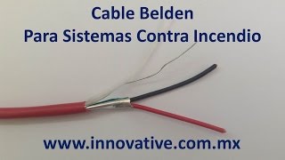 Cable Belden para Sistemas Contra Incendio [upl. by Rysler489]