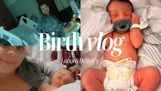 Labor and Delivery Vlog induced at 39 weeks 2024 [upl. by Allemac]