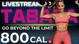 60MIN KILLER TABATA WORKOUT WITH WEIGHTS🔥Total Body  Build Strength amp Lean Muscle Burn Belly Fat [upl. by Newnorb]