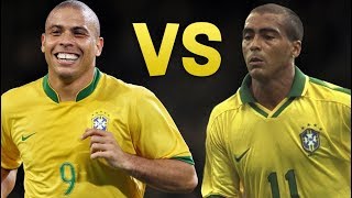 Romario vs Ronaldo Comparativa con goles [upl. by Edgar]