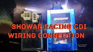 Showar Racing CDI wiring diagram for rusi 150 [upl. by Laroy]