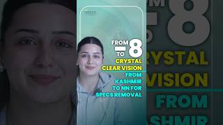 CrystalClear Vision and Freedom from Glasses with Laser Surgery patientcare shorts [upl. by Sloane]