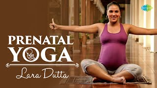 Prenatal Yoga  Lara Dutta  Labour Oriented endurance exercisesd  Health and Wellness [upl. by Nwadrebma430]