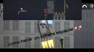 como hacer un cohete espacial facil y rapido🚀🚀🚀 [upl. by Enaj]