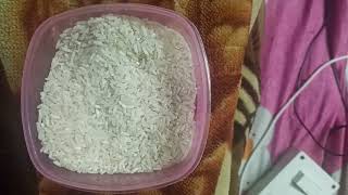 Asmr uncooked rice eating crunchsounds binkeychannel [upl. by Palua220]