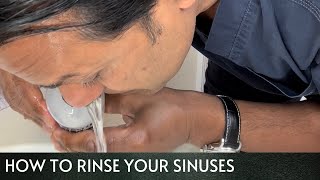 Using NeilMed Sinus Rinse to Irrigate Your Sinuses 🤧🤧🤧 [upl. by Steep361]