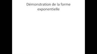 Nombres complexes bonus  Démonstration de la forme exponentielle [upl. by Felicia]