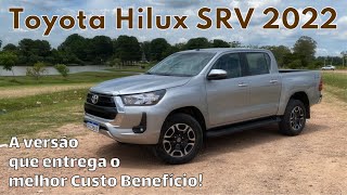 Toyota HILUX SRV 4x4 Diesel 2022  Avaliação AutoIN [upl. by Duky]