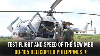 Test Flight and Speed Of The New MBB Bo105 Helicopter Philippines [upl. by Capwell]