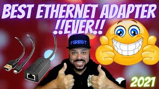 BEST ETHERNET ADAPTER EVER 2022Works on All firesticks Chromecast Raspberry Pi amp Google Home Mini [upl. by Bury]