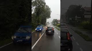 brianza pioggia intensa e allagamenti piove da ore karaokepinodalex videoallz [upl. by Haiel608]