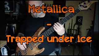 197 Metallica Trapped under ice bass cover [upl. by Longawa293]