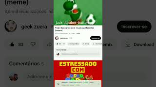 Yoshi dançando kkkkkkk mario memes yoshi meme [upl. by Kcirre25]