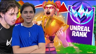 FORTNITE RANKED UNREAL AVEC LES ABONNES OBJECTIF 700 LIKES [upl. by Harvey]