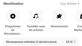 Voici comment activer la monétisation sur ton compte tiktok whatsappstatus conseilstiktok aprende [upl. by Htebzile]