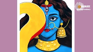 Maa Kali Drawing Very Easy Step By Step  Goddess Kali Drawing [upl. by Eremaj]