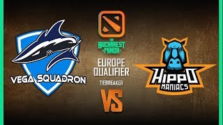 Vega vs Hippomaniacs  Bucharest Minor EU Qualifier Tiebreaker w KillerPigeon Nahaz [upl. by Jaddan]