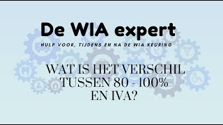 Wat is het verschil tussen 80100 en een IVAuitkering [upl. by Gwenni]