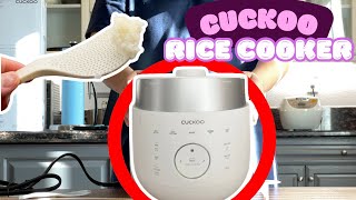 Cuckoo Rice CRPLHTR1009FW Cooker Unboxing Set up and How to [upl. by Eckardt]