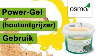 Osmo PowerGel houtontgrijzer  Hout Ontgrijzen  Vergrijsd terras  Schoonmaken van buitenhout [upl. by Talia]