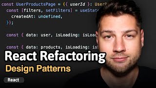 Refactoring a React component  Design Patterns [upl. by Fulton390]