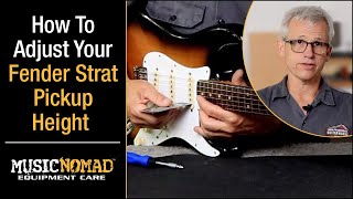 How to Adjust set Your Pickup Height on Your FENDER STRATOCASTER [upl. by Geraud]