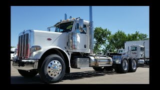 Peterbilt 389 Hood vs Pete 567 Day cab differences for each style Call JW 9705185520 [upl. by Brew]