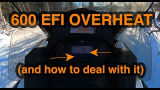 SkiDoo 600 EFI Overheat and how to deal with it [upl. by Onairotciv]