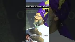 Asaduddin Owaisi Sahab Abhi 15 Minutes Baki Hai  Solapur Maharashtra shorts [upl. by Adamek]