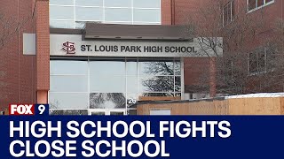 St Louis Park High School fights close school Friday [upl. by Vachell]