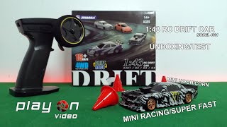 Mini Rc Drift Car  Ford Mustang 143 [upl. by Wack795]