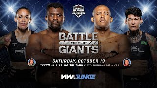 PFL Super Fights Battle of the Giants LIVE watchalong with Prelims  Ngannou vs Ferreira [upl. by Anivol755]