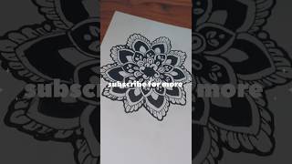 easy mandala art ✨mandala art for beginners trending mandala shorts [upl. by Eisenstark]