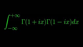 A satisfying gamma function integral [upl. by Nnaeel]