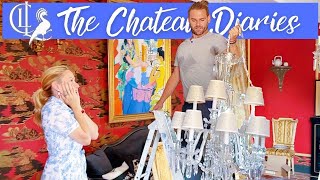 Assembling Antique CHANDELIERS for the CHATEAU [upl. by Atila]