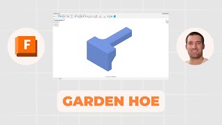 Make a Garden Hoe in Fusion [upl. by Nylazor341]