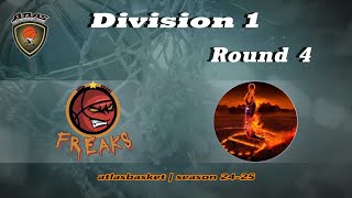 Atlasbasket  Div 1Round 4  FREAKS vs ΡΟΥΚΟΥΝΕΣ [upl. by Pascia600]