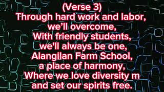 Alangilan Farm School Alma Mater Song [upl. by Killy861]