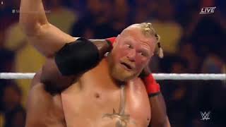 Wwe crown jewel Brock Lesnar vs Bobby Lashley Full Match 6112022 [upl. by Hamrnand]