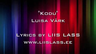 Luisa Värk  Kodu [upl. by Emylee]