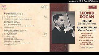 Brahms  Violin Concerto Kogan 22 [upl. by Atram390]