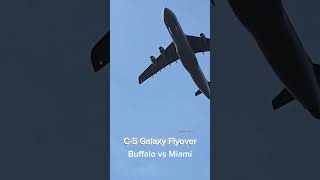 C 5 Galaxy Flyover before the Buffalo vs Miami Gamec5galaxy airplane BillsNation BUFvsMIA [upl. by Anali]