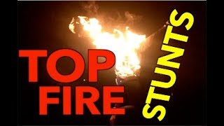 Badass FIRE Stunt Compilation 🔥 Part 1 [upl. by Nyladnewg]