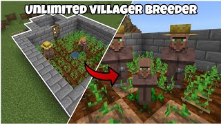 I Made An Automatic Villager Breeder in Minecraft Survival  Minecraft Survival series [upl. by Moreland52]