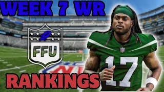 Week 7 Fantasy Football Top 48 WR Rankings [upl. by Eusebio399]