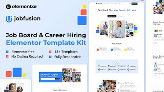 How to Create a Job amp Career Hiring Website Using Elementor FREE [upl. by Nairahcaz]