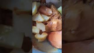 EASY Chicken recipe with papaya  DO SUBSCRIBE food chicken cooking [upl. by Irrak130]